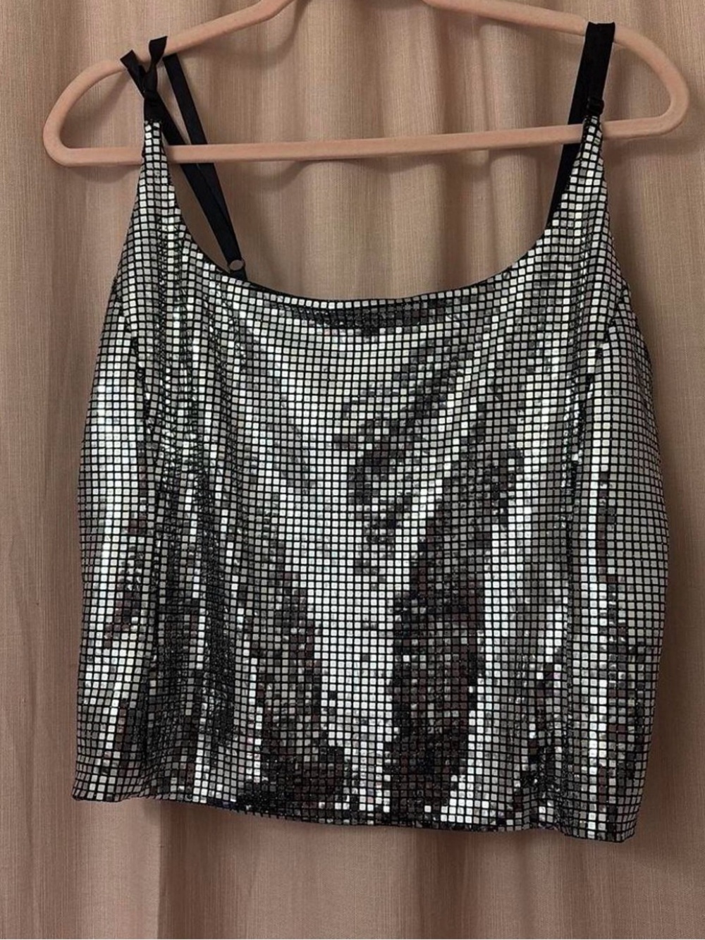 forever 21 sequin crop top